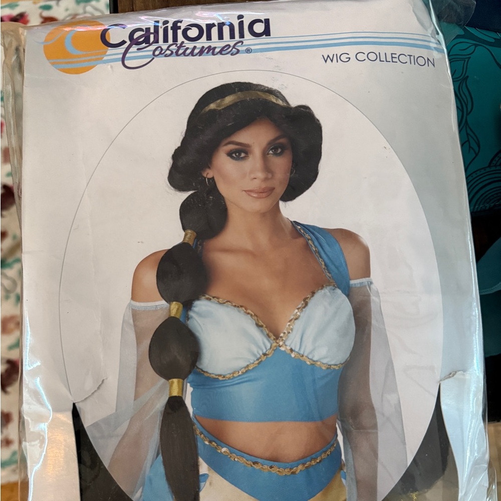 Black Princess Jasmine Wig Brand New